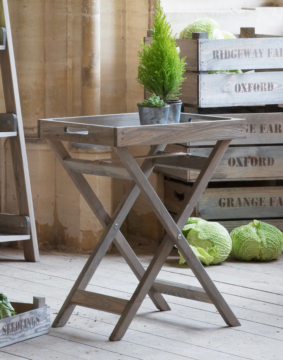 Wooden Tray Table