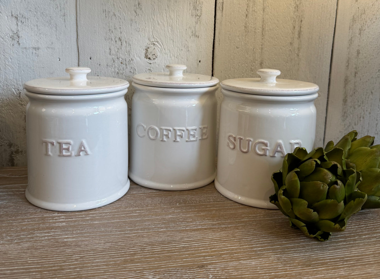 Tea, Coffee & Sugar Jars