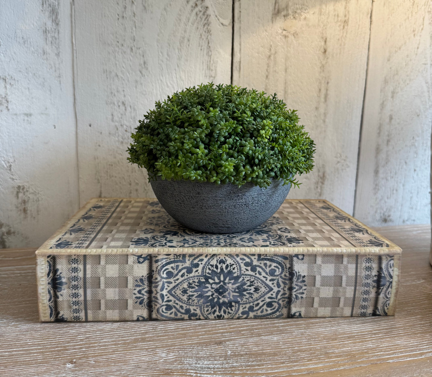 Blue/Grey Book Box