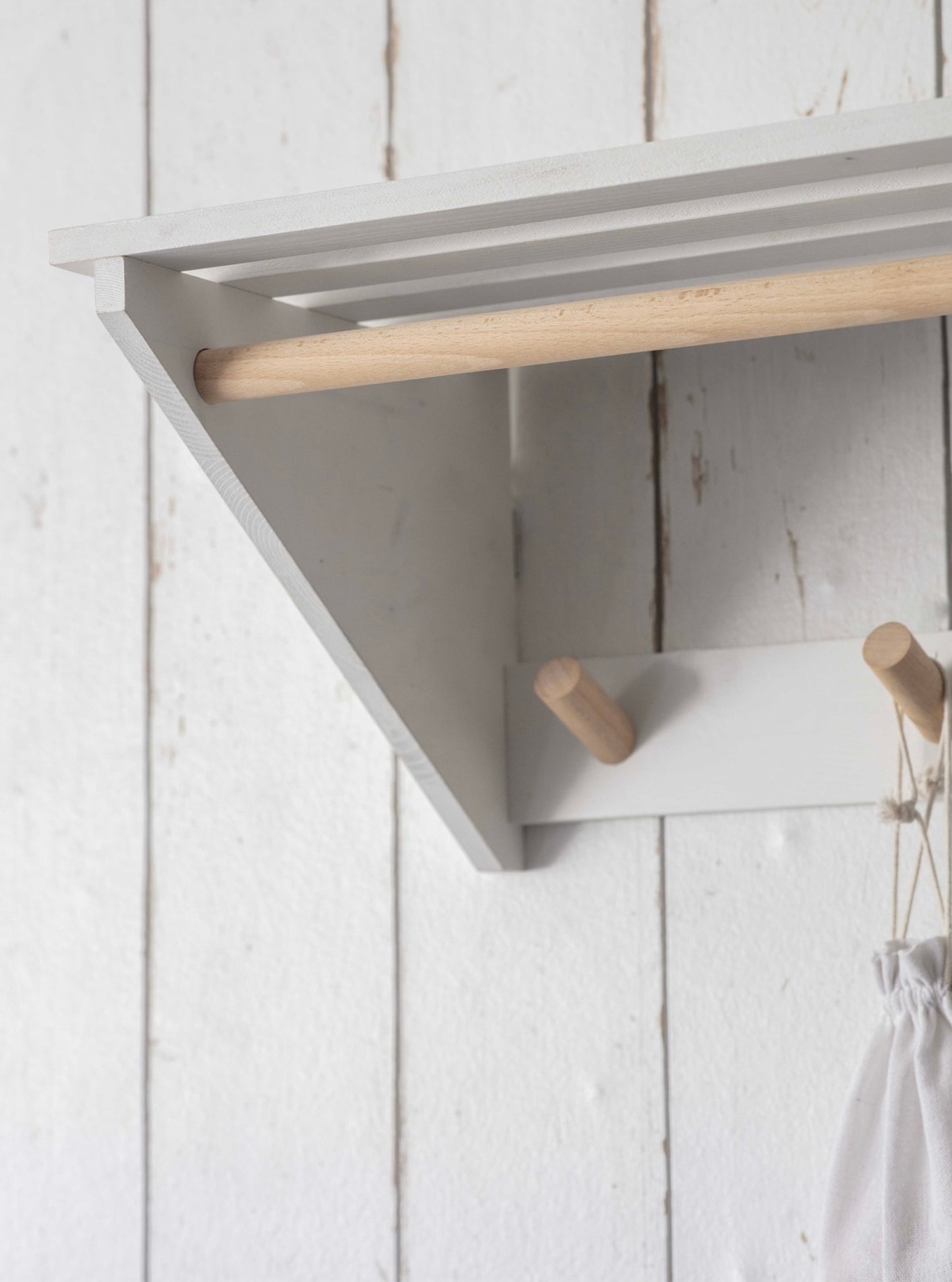 Lillie Slatted Laundry Shelf