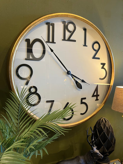 Gold Clock 80cms