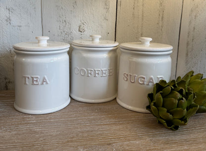 Tea, Coffee & Sugar Jars