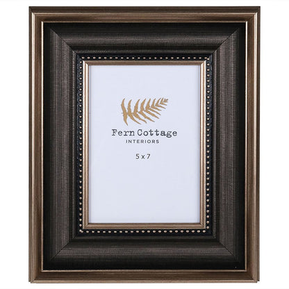 Black & Brushed Gold Photo Frame