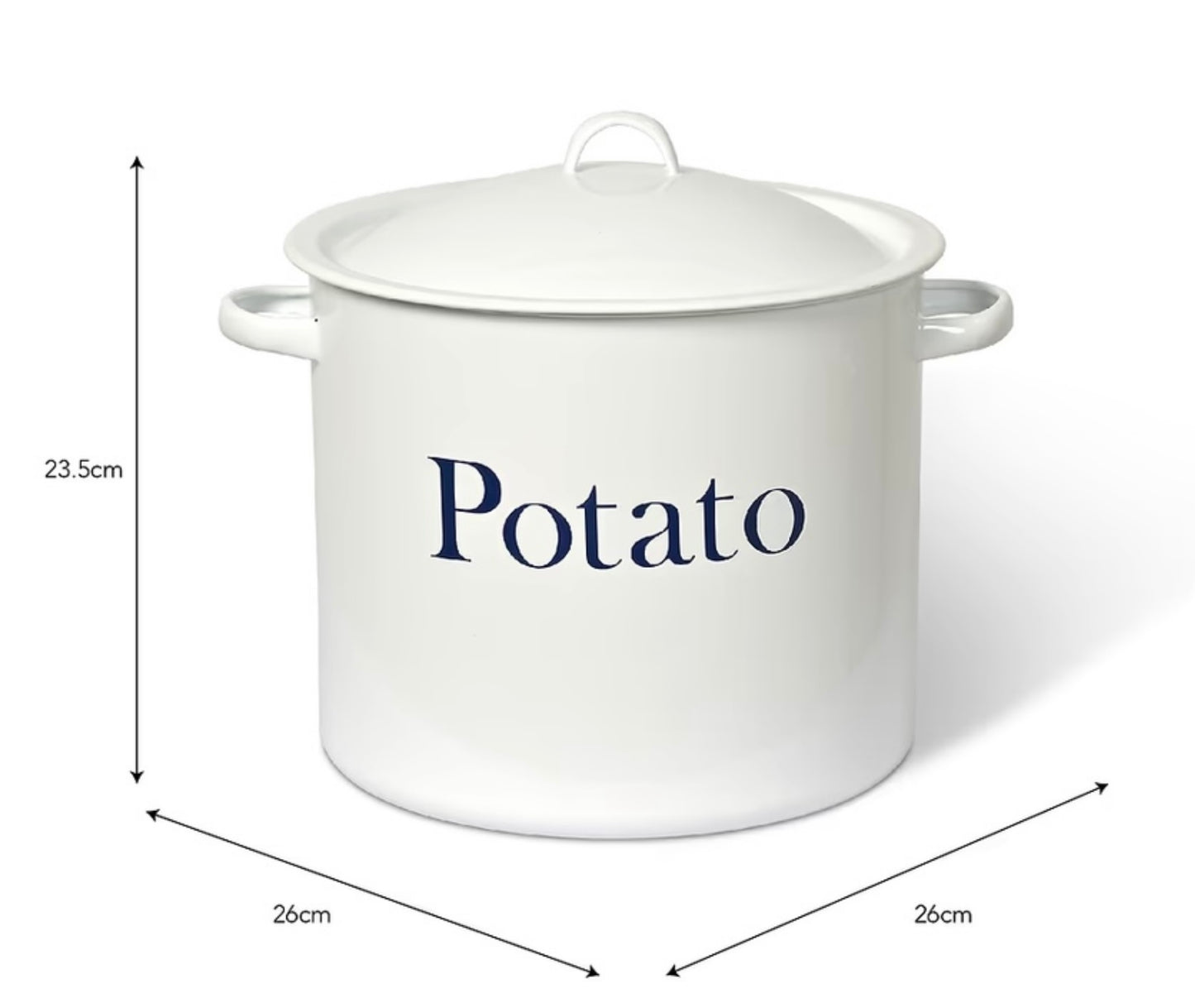 Enamel Potato Store