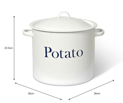 Enamel Potato Store