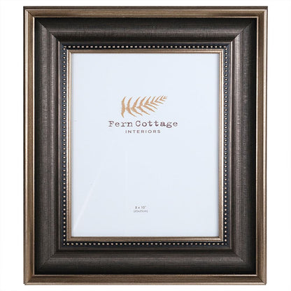 Black & Brushed Gold Photo Frame