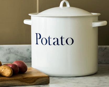Enamel Potato Store