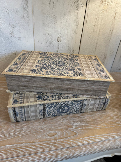 Blue/Grey Book Box