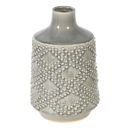 Soft Grey Ceramic Vase