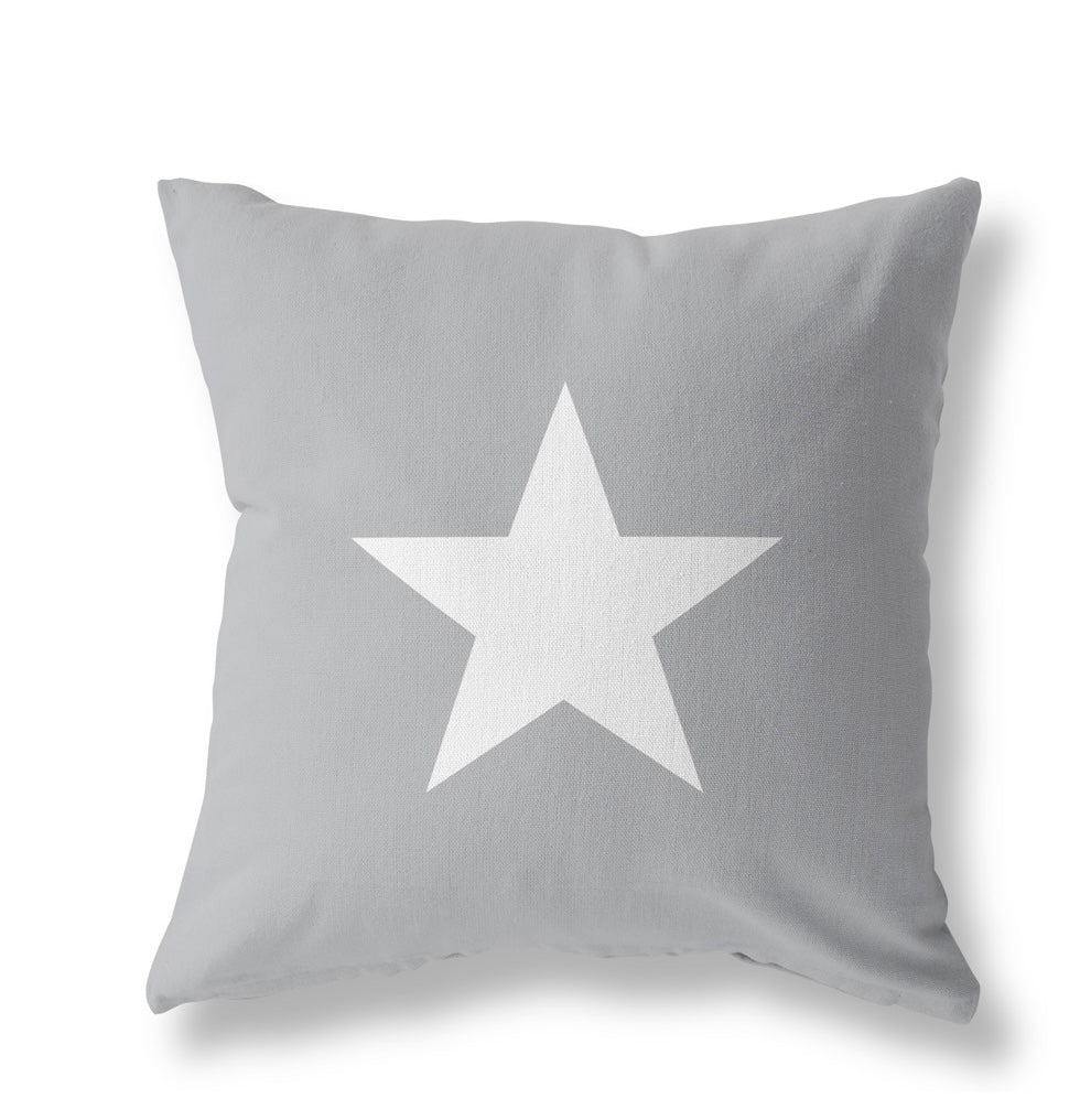 Star Cushion Grey