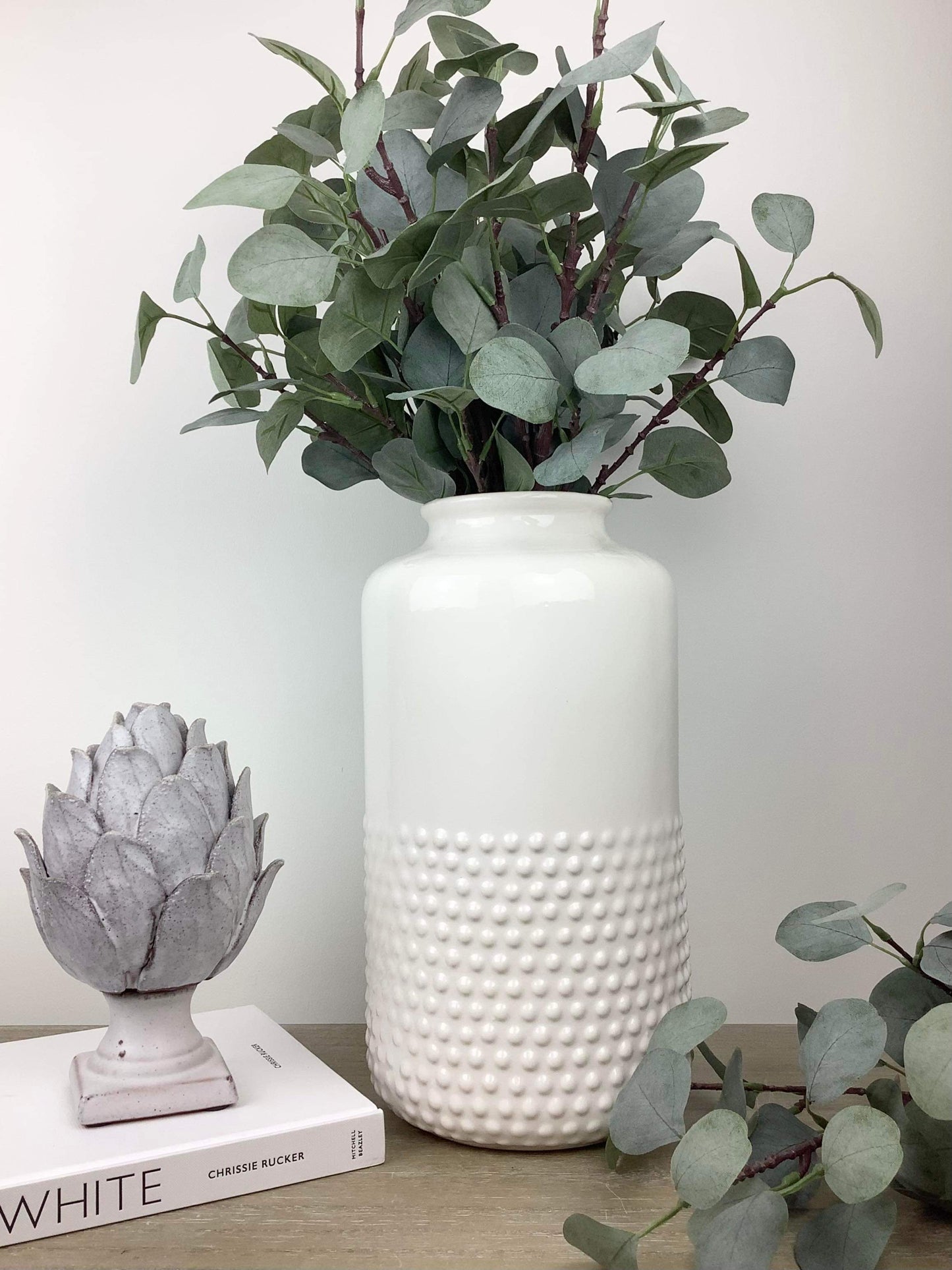 Grey Ceramic Artichoke