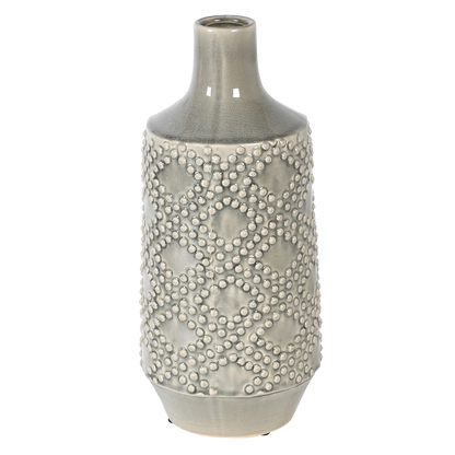 Soft Grey Ceramic Vase