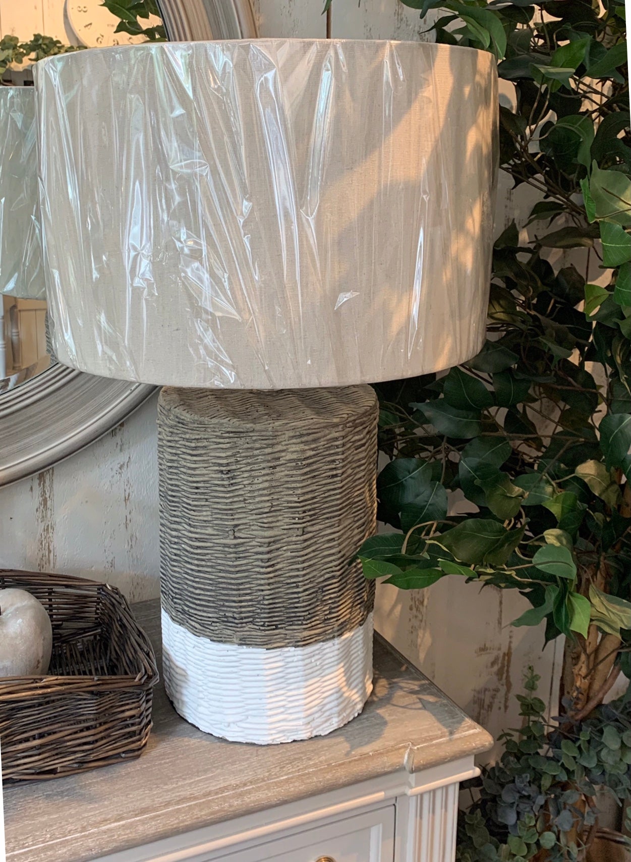 Hamptons Basket Lamp