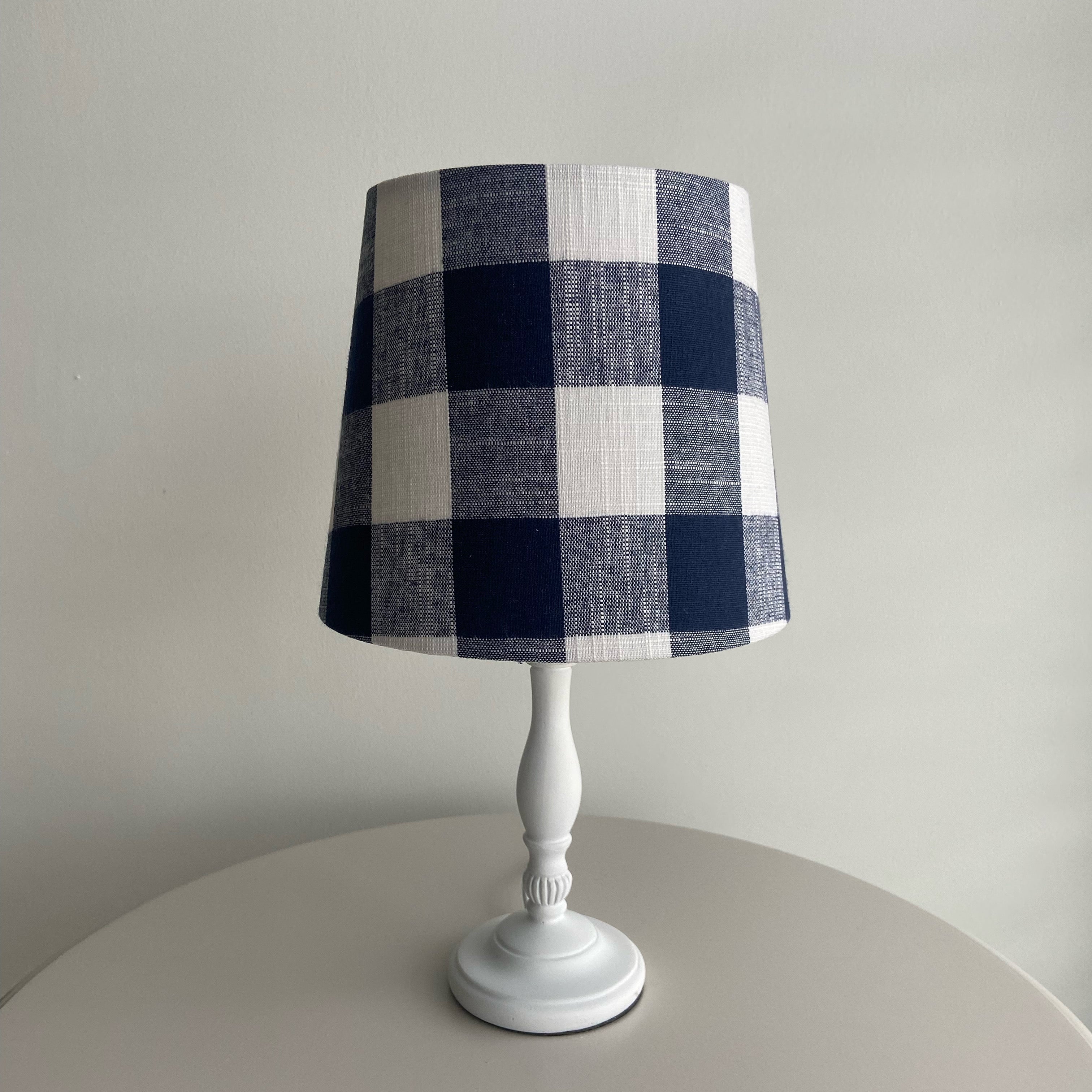 Gingham lampshade deals