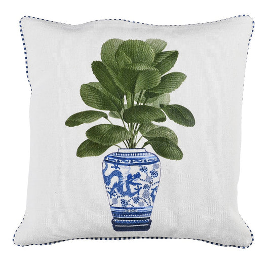 Plant in Vase Cushion