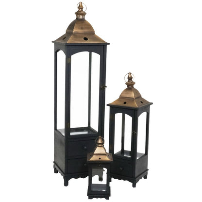 Black & Copper Lanterns