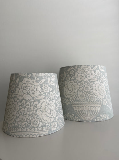 Duck Egg Floral Lampshade