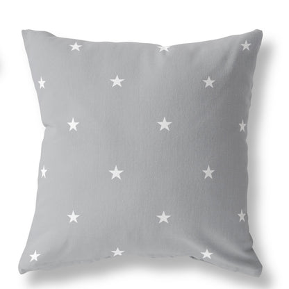 Star Cushion Grey