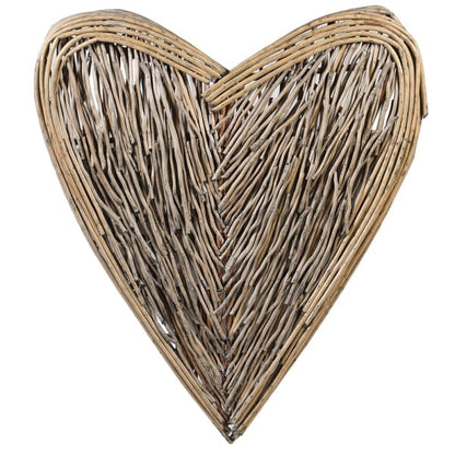 Large Wicker Wall Heart