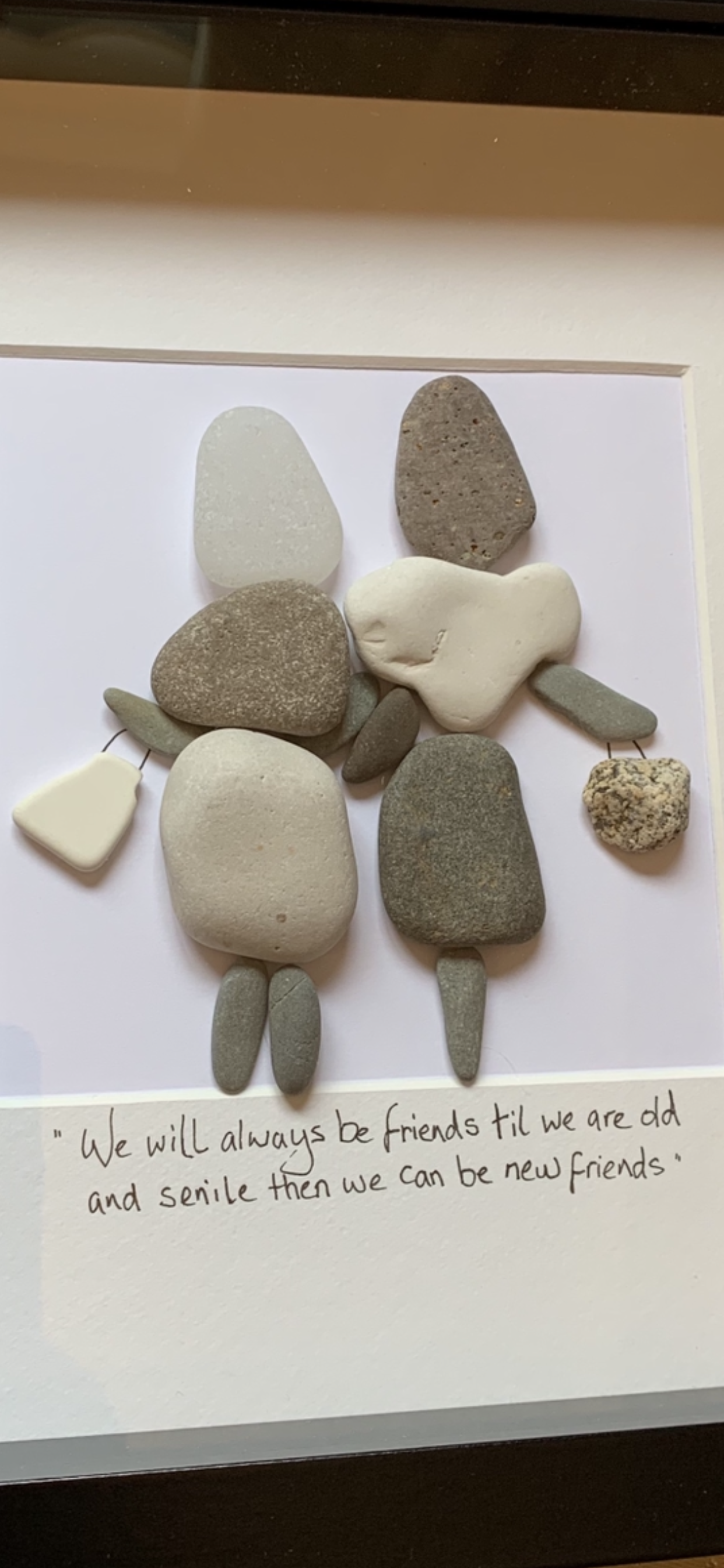 Friends Pebble Art