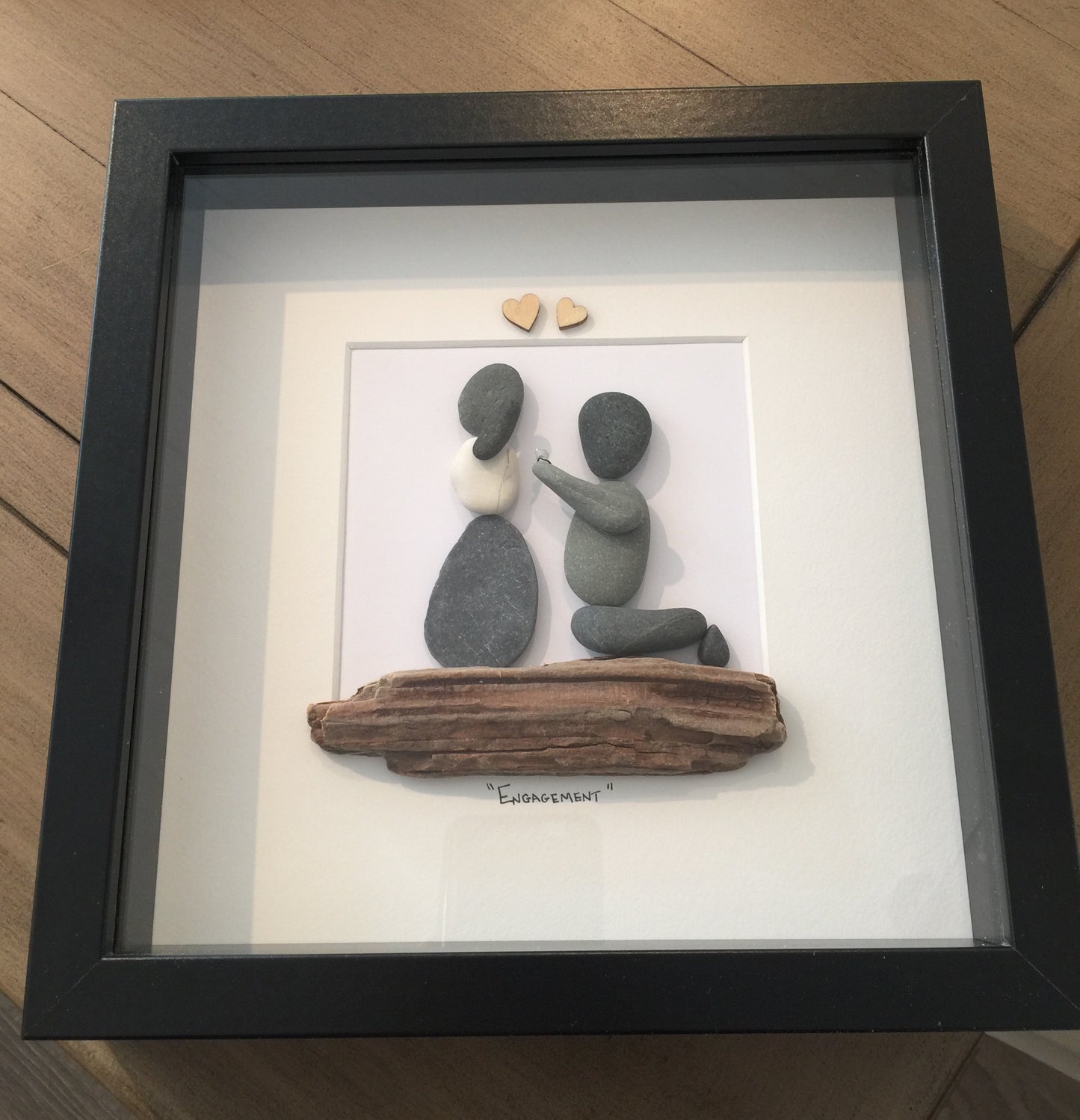 Engagement Pebble Art