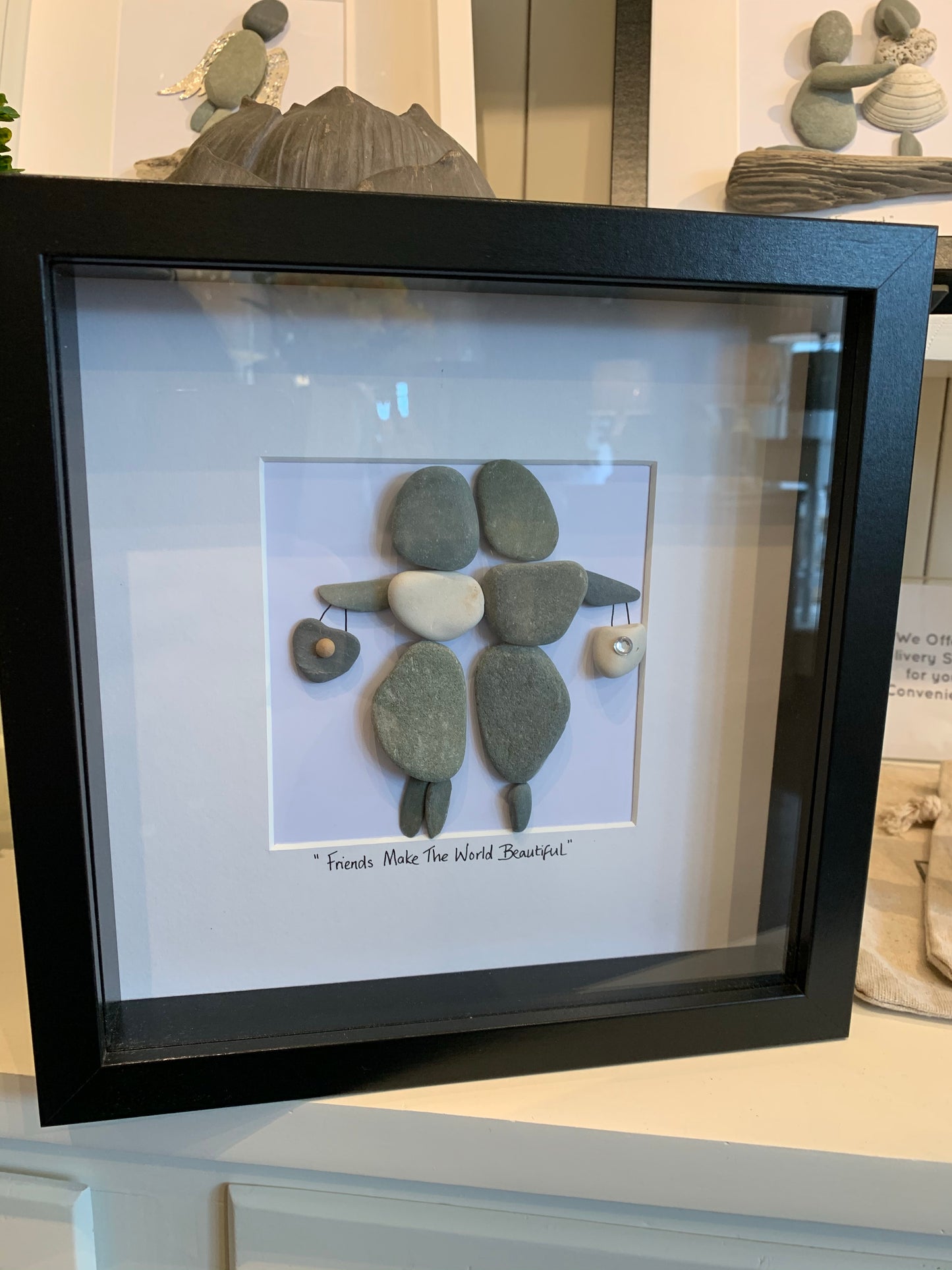 Friends Pebble Art