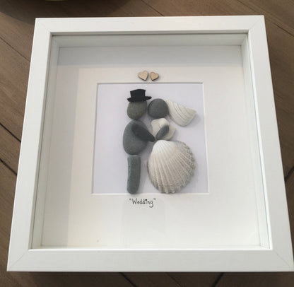 Wedding Pebble Art