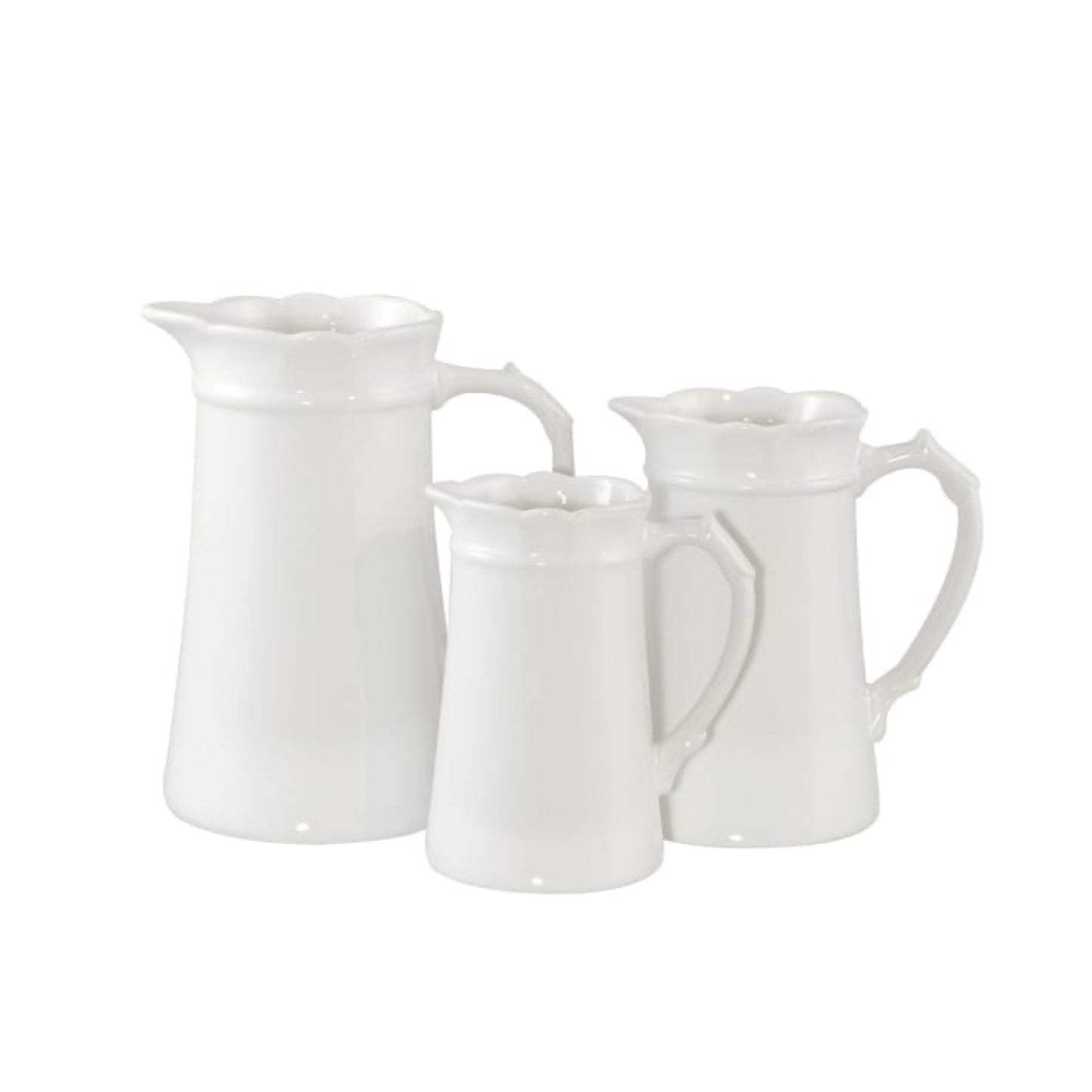 White Jug in 3 Sizes